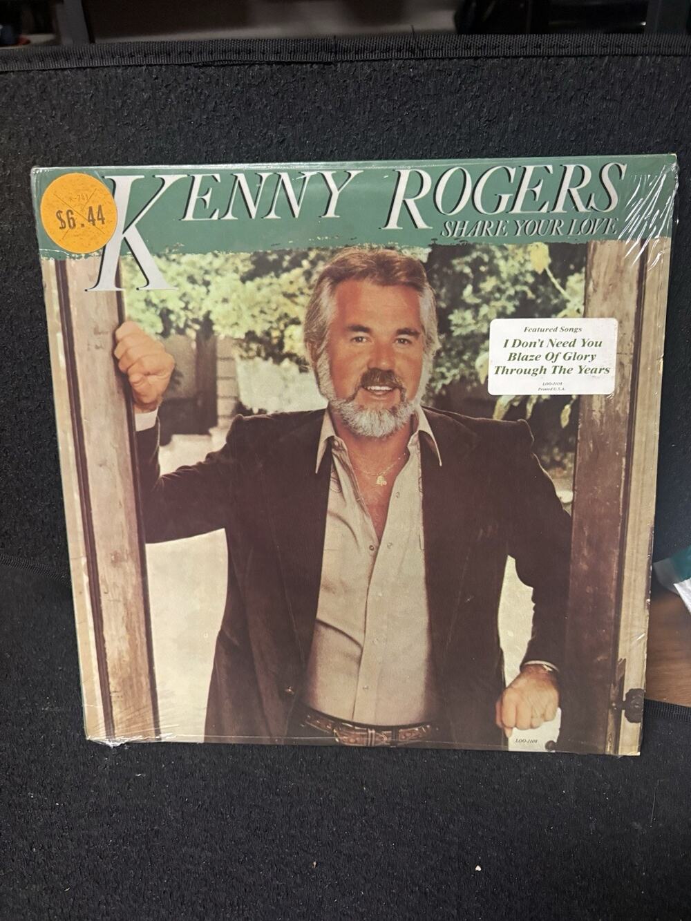 Kenny Rogers - Share Your Love Vinyl 1981 Liberty Original US Pressing Used/LN